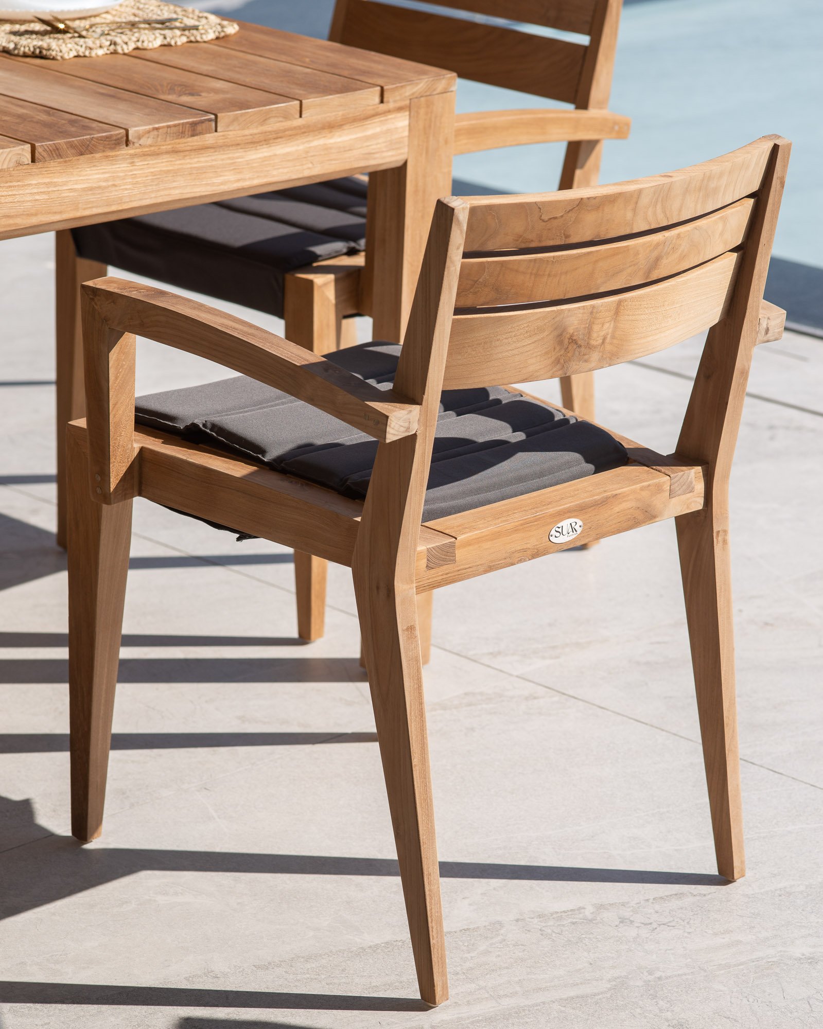 SABATU  DINING TABLE & JADE ARM CHAIR Thumbnail